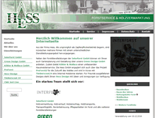 Tablet Screenshot of hess-forst.com